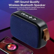 Metal Mini Portable Wireless Bluetooth Speaker Small Subwoofer Loud Sound