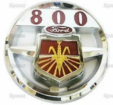 Made to Fit Ford 800 Chrome Front Emblem Original Colour