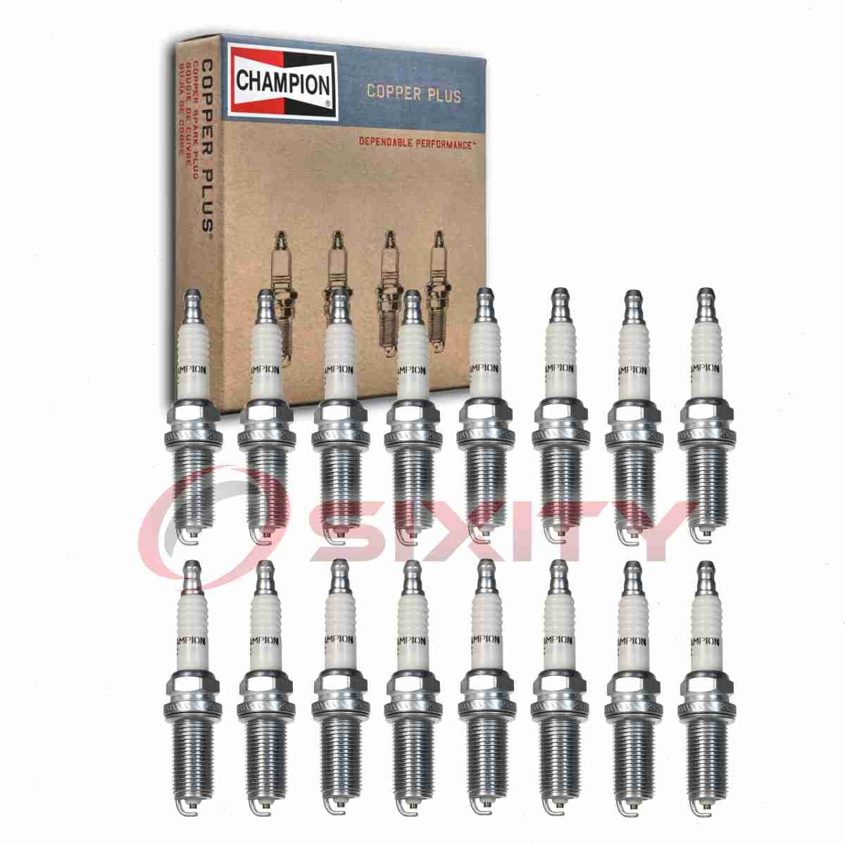 16 pc Champion Copper Plus Spark Plugs for 2005-2011 Mercedes-Benz G55 AMG wv