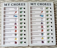 2 x Children's My Chores Chart Planner Board.  Fantastic Condition. Unused.