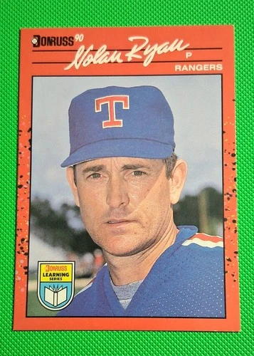 ***RARE***1990 Donruss Nolan Ryan The Learning Series Texas Rangers #24