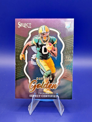 2025 Panini Select - Select Certified Rookies Matthew Golden #18 (RC)