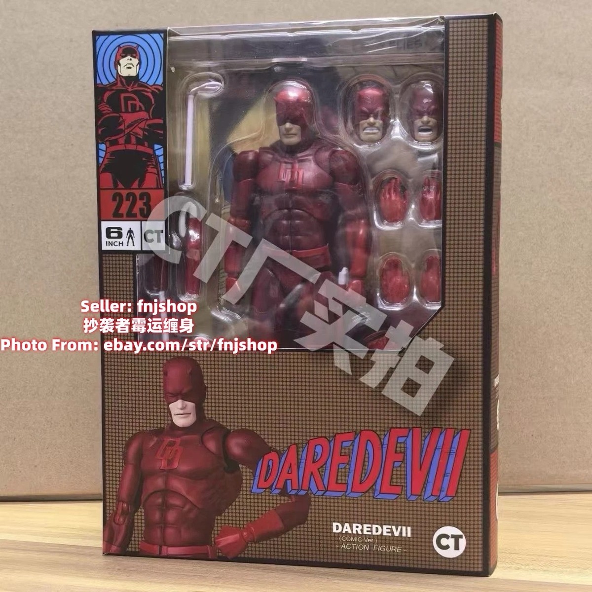 New-Hot CT Toys Daredevil Mafex 223 Figure SHF Comic Version Anime