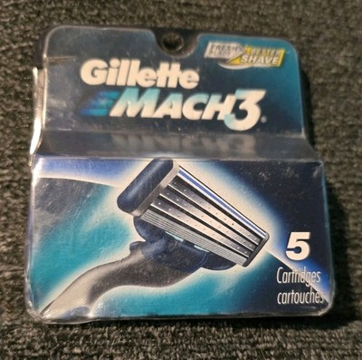 Gillette Mach 3 Razor Blade Cartridges 5 ct pk (C052)
