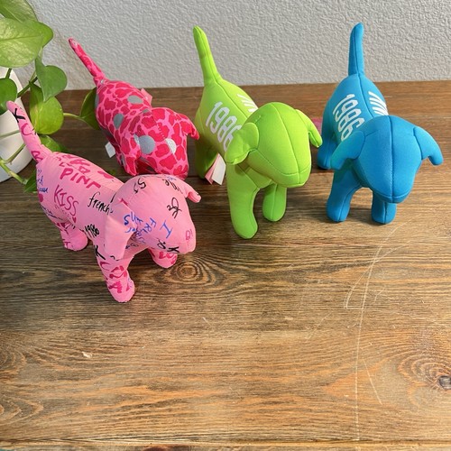Victoria's Secret Pink Collectible Plush Dog Lot of Four - Picture 5 of 7