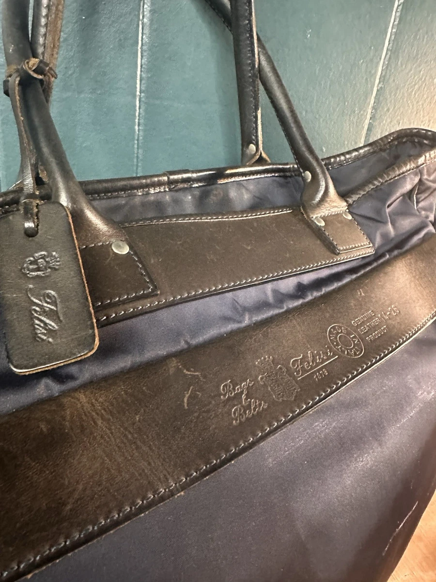 バッグ Felisi Black Leather Tote Handbag 13-44 Felisi（フェリージ） 最大51%☆5/11迄 正規品1年保証 トートバッグ