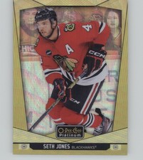 2024-25 O-Pee-Chee Platinum #57 Seth Jones Neon Yellow Surge
