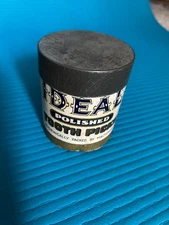 1922–1928 Antique Vintage Edeal toothpicks with metal lid W/ original toothpicks