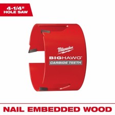 Sierra perforadora Big Hawg, dientes de carburo, 4-1/4 pulgadas - 49-56-9255