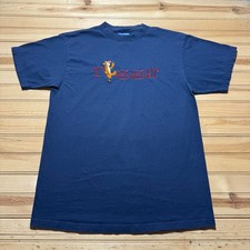 Vintage 90s Disney Tigger Winnie-The-Pooh Embroidered Spellout T-Shirt - Large