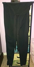Windsor Women's Black Solid Dress Pants Regular Fit Size Type Regular Size M