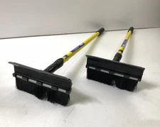 (2) Hopkins 2610XB SubZero 48" Yellow Extendable Snow Brush Broom Scraper