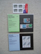 NETHERLANDS Presentation packs (Nos 48 & 50) & 2001 Self-adhesive Booklet W1W1W1
