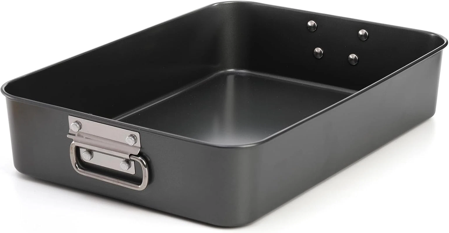 Lasagna Pan 3 In Deep 16X11.5 Inch Large Baking Casserole Dishes For Oven Black
