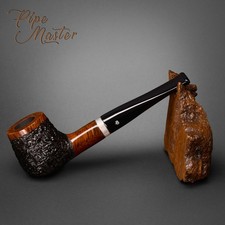Mr. Brog STRAIGHT WOODEN TOBACCO SMOKING PIPE 87 Atachee Rustic BRIAR + BOX