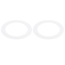 Metal Goof Trim Ring, 2 Pcs 4.53" OD 3.58" ID Circular Ceiling Light Trims Ri...