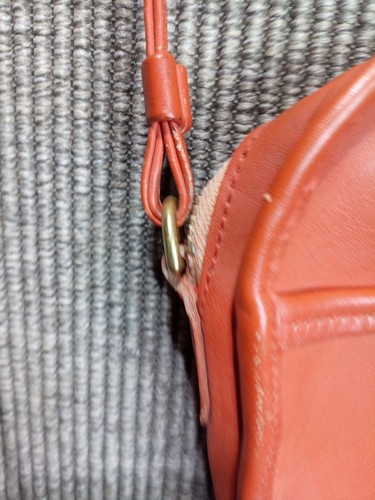 Coach J8H-4161 Coach Boho Style Shoulder Bag 6 X 6.75 X 2 Auburn Orange - Picture 20 of 22