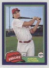 2018 Topps Archives 1981 Design Purple 152/175 Aaron Altherr #276 3h7