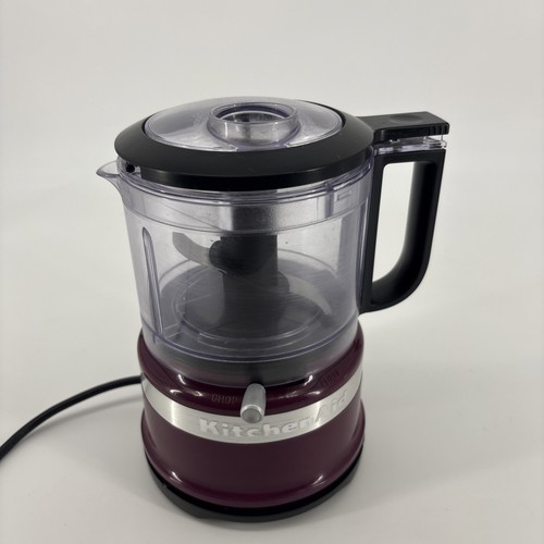 KitchenAid Red Food Chopper KFC3516 Tested (4135A). Works Great!! Purple. - Picture 2 of 6