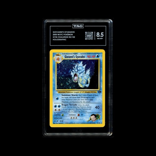 Giovanni's Gyarados (Unlimited) graded TAG 8.5 for sale on eBay