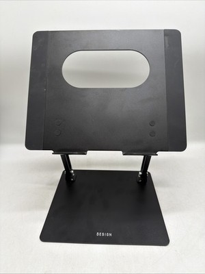 LS10 Aluminum Laptop Stand, Ergonomic Adjustable Notebook Stand, Riser Holder