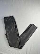 Jane and Bleecker Faux Leather Black Leggings Size Women s Medium