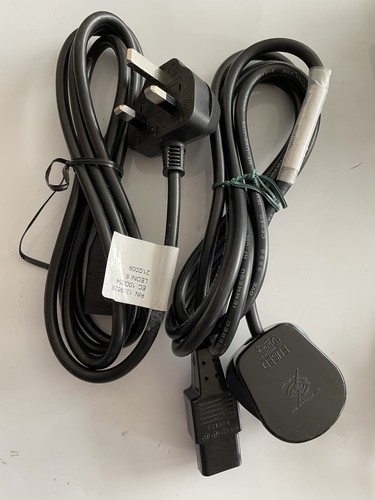 2 x Kettle Lead Mains UK Power Cable 3 Pin UK Plug IEC C13 Cord : PC Monitor TV - Bild 3 von 3
