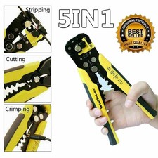 Automatic Wire Striper Cutter Stripper 8" Professional Crimper  Terminal Tool