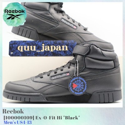 Reebok Ex-O-Fit Hi Black 100000109 Men's US4-13 NEW