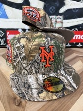 New Era Noho Hat Club Exclusive Real Tree New York Mets Camo Fitted 7 1/2 Rare