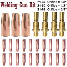 28 PCS Welding Gun Kit .035" for Lincoln 100L Tweco Mini/ 1 Tip-Diffuer-Nozzle