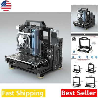 Open Air PC Case ATX MATX EATX Aluminum DIY  Bench Water Cooling