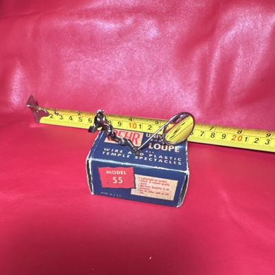 #ad #ad BEHR Universal Easy On Loupe Model 55 for Wire amp; Plastic Spectacles with Box $34.50