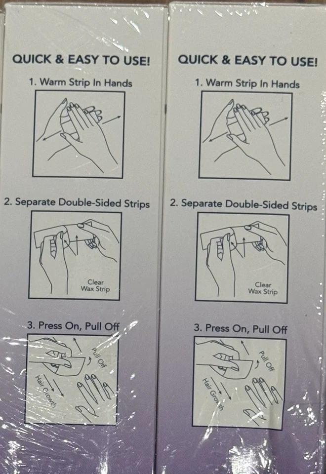 Paquete de 2 Kit de Tiras de Cera depiladora Sally Hansen Rostro Cejas y Bikini 42 ct X 2 Foto 3 de 4