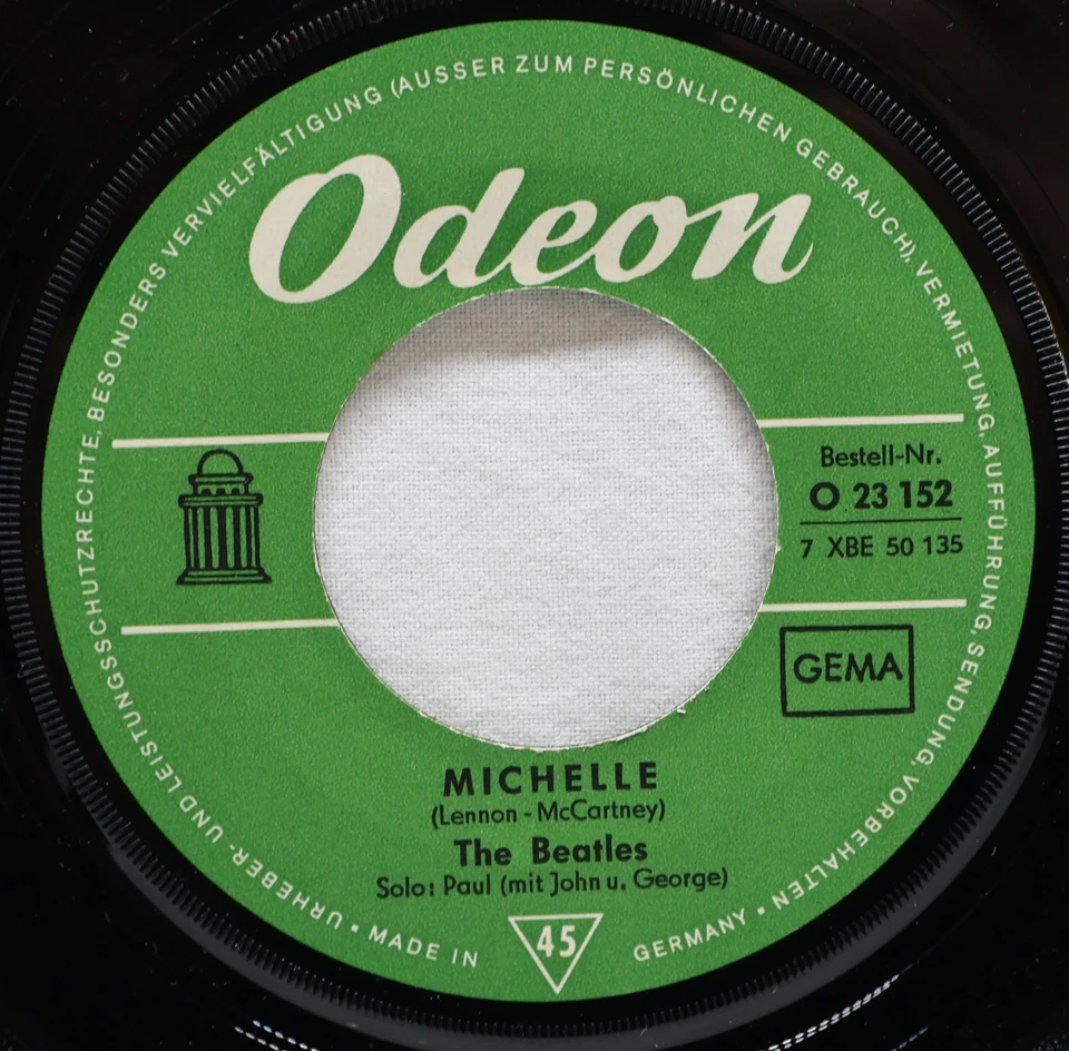 The Beatles – Michelle / Girl - 45 RPM Single 7" - Bild 3 von 4