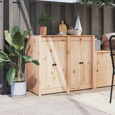 Mobile da Cucina da Esterno MEPPEL in Legno Massello di Pino
