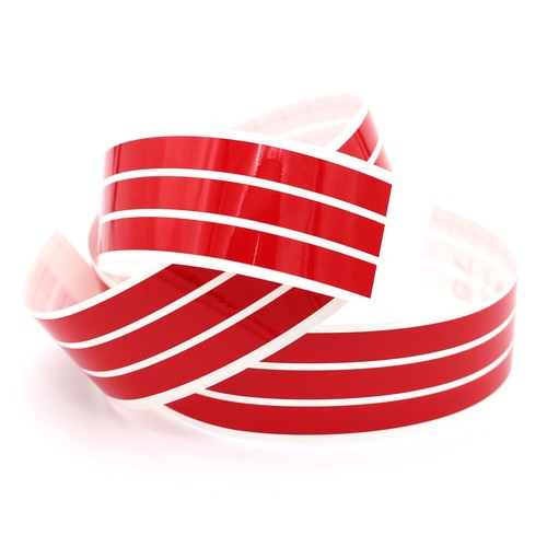 Devil Eye® Scheinwerfer Folie Stripe für A4 Tuning Zubehör Streifen Rot KX004 - Picture 3 of 7