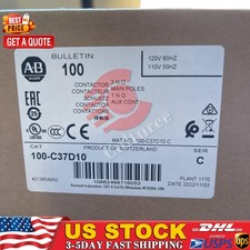 1PC Allen Bradley 100-C37D10. CONTACTOR. 110-120VAC
