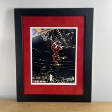 Dwayne Wade Signed Photo Framed Large Display Miami Heat 13x16 Hologram COA