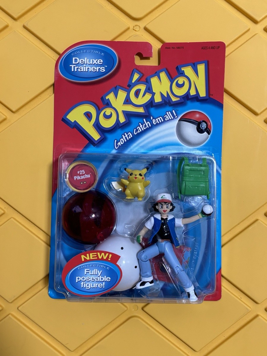 Pokemon デラックス Hasbro Pokemon Trainers Ash & #25 Pikachu Deluxe Figure Pokeball