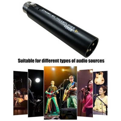 HD1 Microphone Preamp Low Noise 28Db Boost Amplifier 3Pin Connection Port