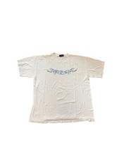 Y2K DUKE BLUE DEVILS TRIBAL LOGO THRASHED TEE
