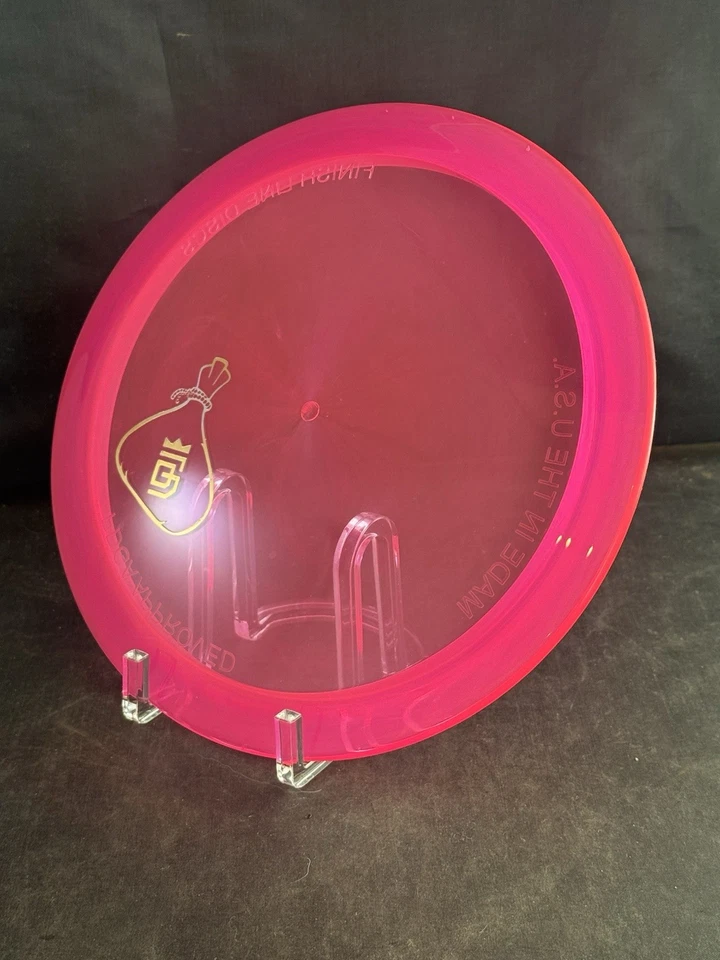 Finish Line Discs Drew Gibson | Composite Era Disc Golf Driver Pink 175g 9++/10 - Image 3 of 4