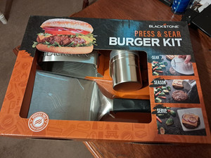 New Blackstone Press&Sear Burger Kit