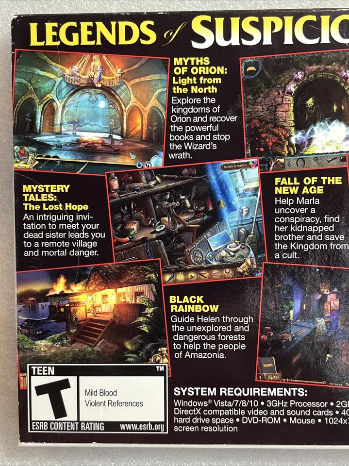 Legends of Suspicion 6 pack Hidden Object Adventure Collection PC Game - Image 4 of 4