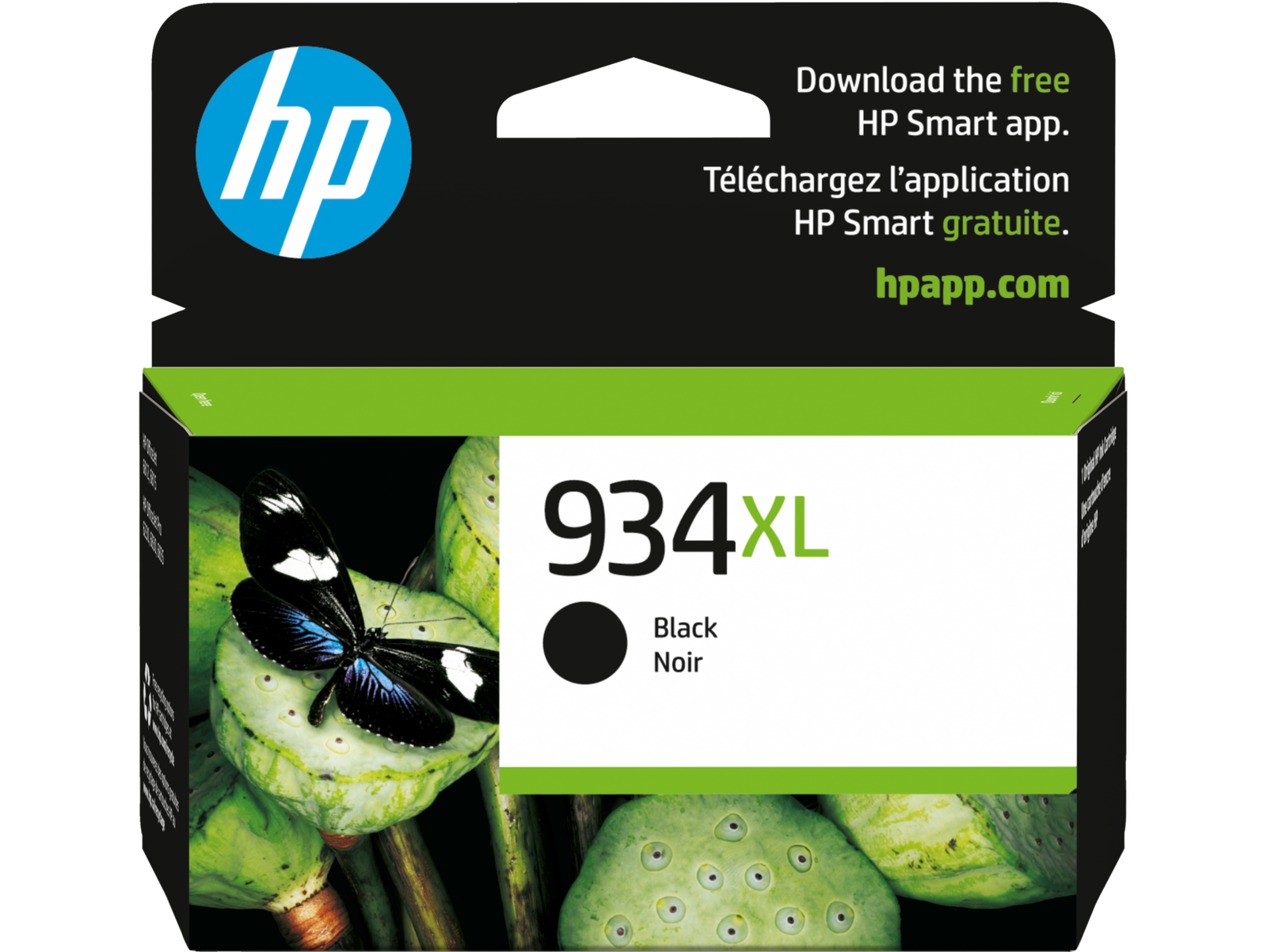 HP 934XL High Yield Black Original Ink Cartridge, ~1,000 pages, C2P23AN#140