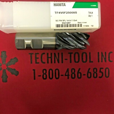 TF4V0F25008S 1 X 1 1/2 X 4 TIALN 5FL Weldon Shank SC FIN Endmill 3321297