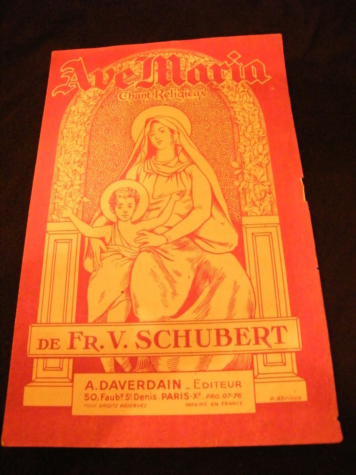 Ave Maria Schubert Music Sheet