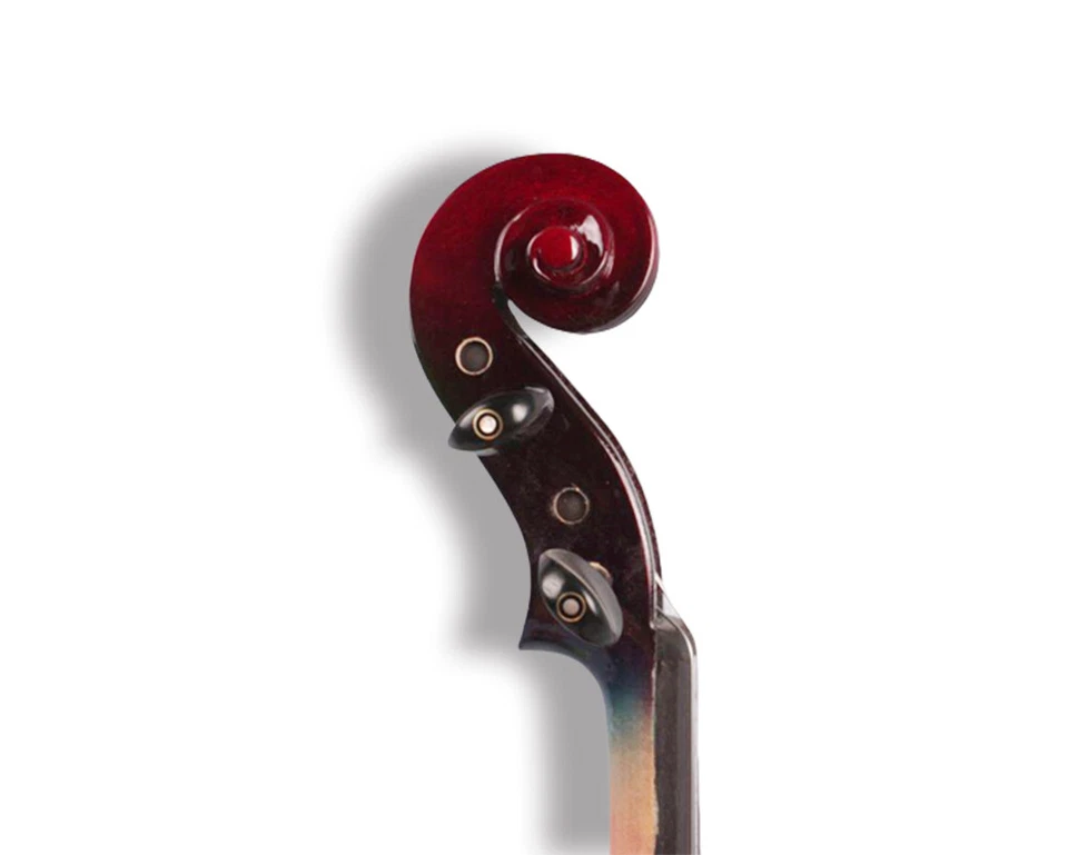 A Red 4/4 Electric Violin Made  Solid Wood  Ebony Fittings  Beginners nice - Image 4 of 4