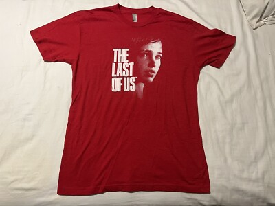 The Last Of Us Shirt Ellie - PS3 Red Promo E3 Naughty Dog RARE